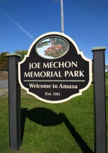 Joe Mechon Memorial Park in Amasa